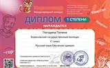 Погодина Полина, 24н